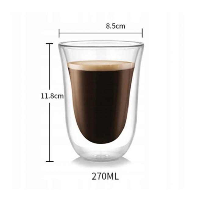 2 darabos, kávés termopohár készlet - 270 ml