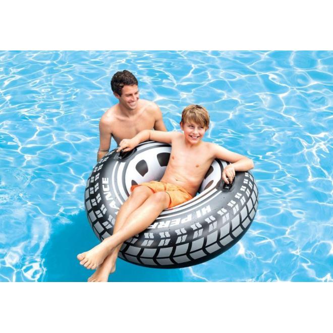 Nagy úszókerék kerék, gumiabroncs motívummal