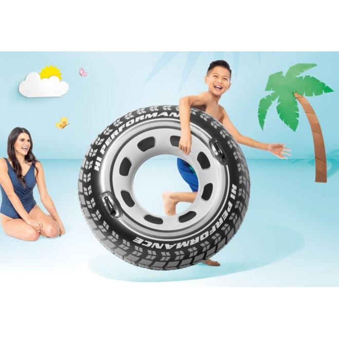 Nagy úszókerék kerék, gumiabroncs motívummal