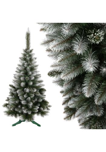 Sűrű, hóval borított fenyőfa - 150 cm