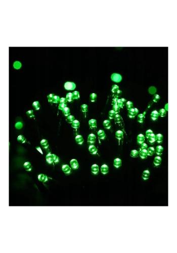 Karácsonyi, zöld LED fények - 8 m