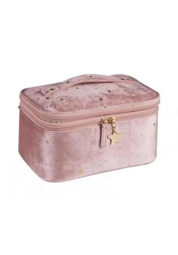 Rózsaszín kozmetikai táska, 2 az 1-ben