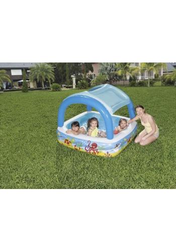 Felfújható gyermekmedence tetővel
