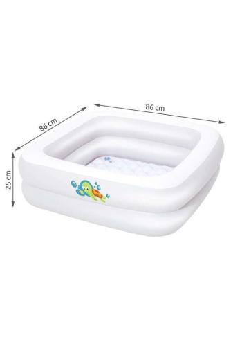 Fehér felfújható medence gyerekeknek