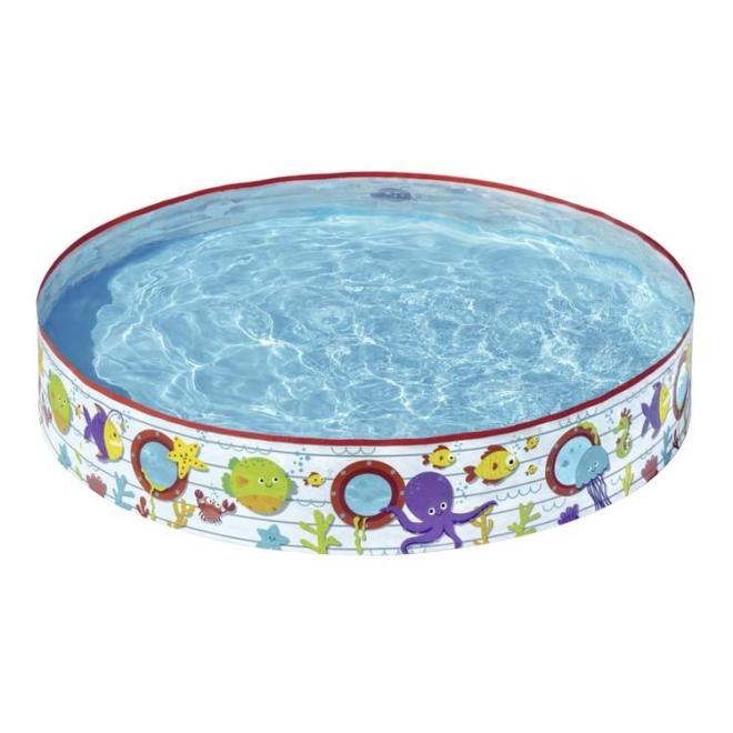 Gyermek kiegészítő medence halmotívummal