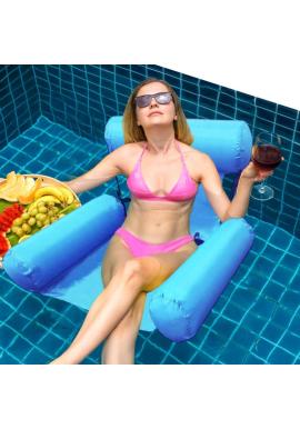 Felfújható világoskék medenceszék