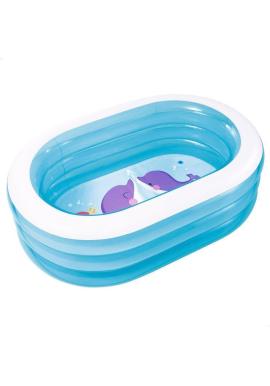 Ovális felfújható medence gyerekeknek
