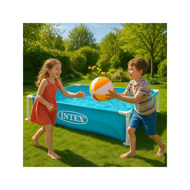 Gyermek kerti medence kerettel