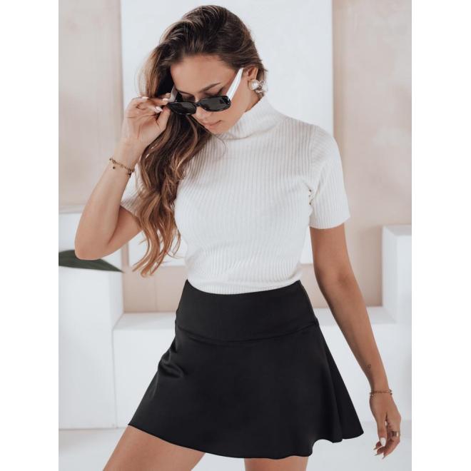 Női fekete rövid szoknya CY0512