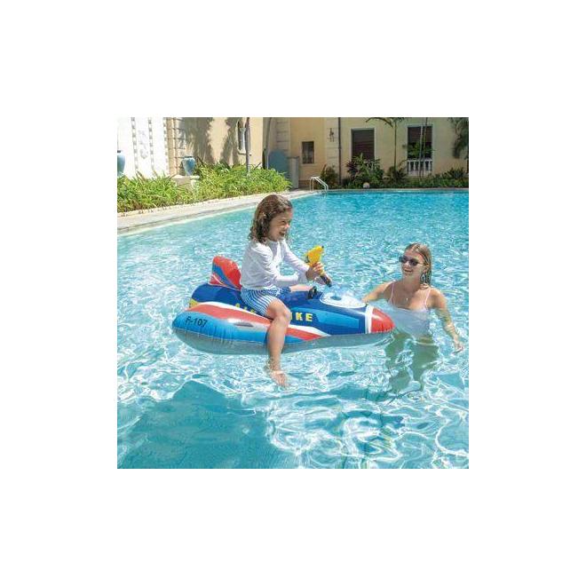 Felfújható vadászrepülőgép gyerekeknek vízágyúval