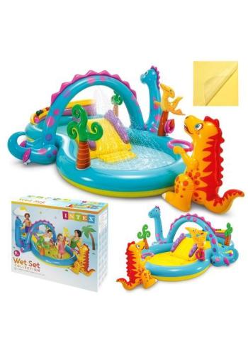 Vízi játszótér - dinoland INTEX