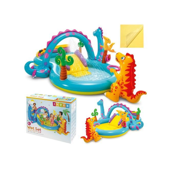 Vízi játszótér - dinoland INTEX
