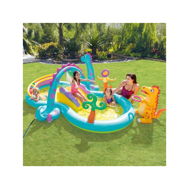 Vízi játszótér - dinoland INTEX