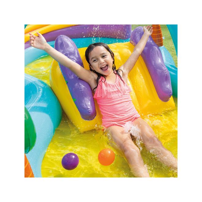 Vízi játszótér - dinoland INTEX