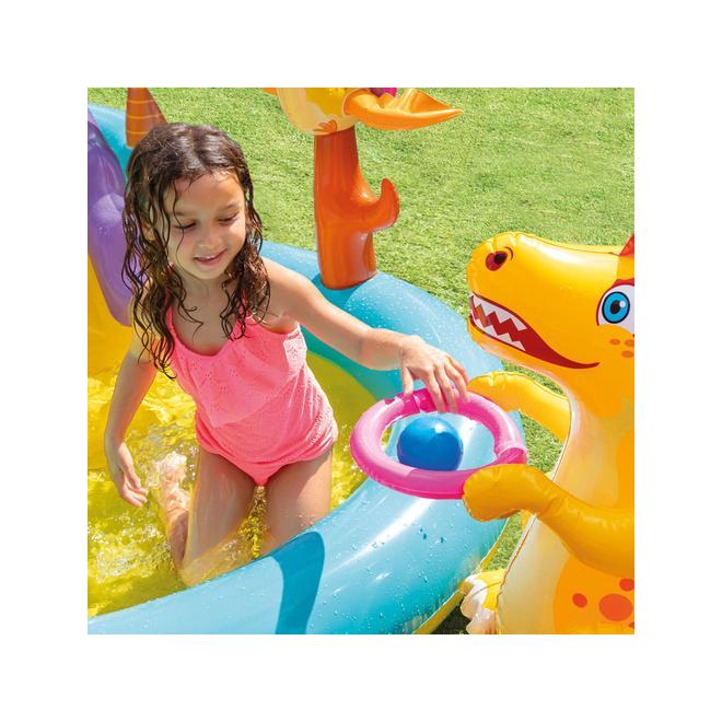Vízi játszótér - dinoland INTEX
