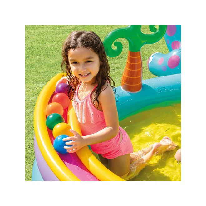 Vízi játszótér - dinoland INTEX