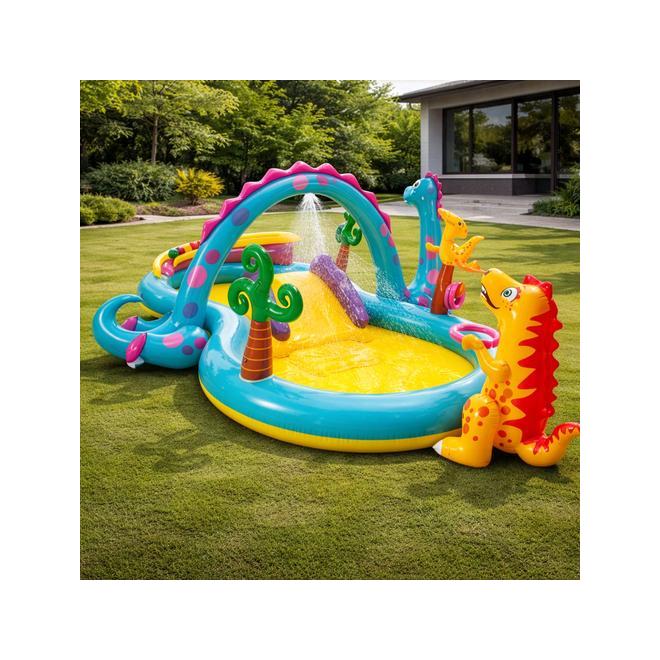 Vízi játszótér - dinoland INTEX