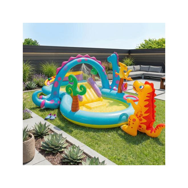 Vízi játszótér - dinoland INTEX