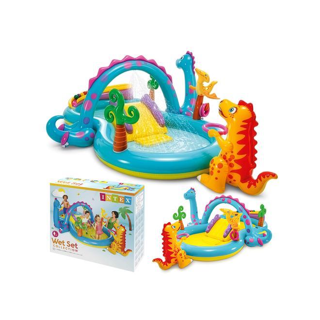 Vízi játszótér - dinoland INTEX